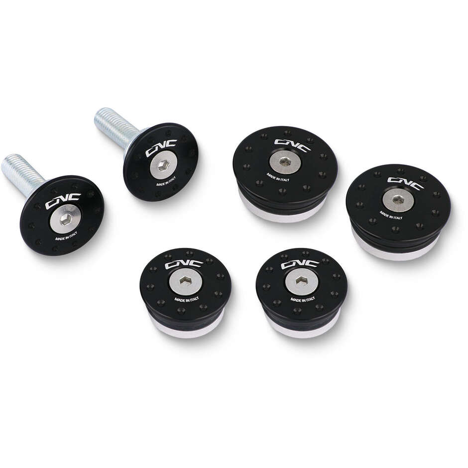 Bouchons de cadre Ducati Hypermotard 821 ; 939 CNC Racing TT326 Noir
